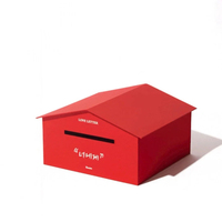 Boîte cadeau trapézoïdale en papier écologique personnalisée pour chocolats et biscuits, idéale pour la vente en gros et l'emballage de produits de boulangerie.