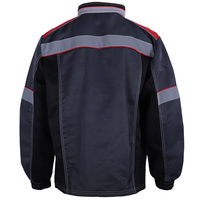 Veste de travail en toile pour homme personnalisable, design assorti de couleur, manches amovibles, caractéristiques de sécurité, utilisation multifonctionnelle, certifiée EN