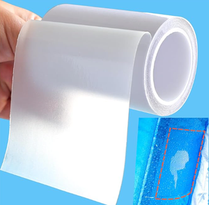 Ruban de réparation transparent en TPU pour <span class=keywords><strong>piscine</strong></span>, auto-adhésif, haute résistance, pour <span class=keywords><strong>réparer</strong></span> les fuites des liners de <span class=keywords><strong>piscine</strong></span> et des jouets gonflables - Product Image 1