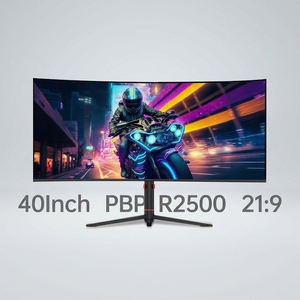 Monitor Curvo para Juegos de 40 Pulgadas, Pantalla Grande LCD para PC, 5K, 75Hz, 120Hz, Curvo para Gamers - Product Image 1