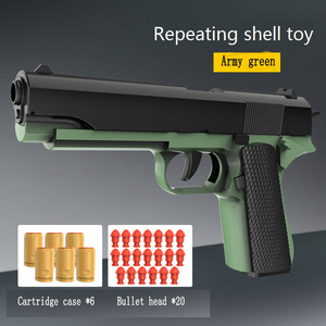 ปืนของเล่นยิงกระสุนนิ่ม รุ่น 2023 Hot Blowback Shell Throwing แบบอัตโนมัติเต็มรูปแบบ <span class=keywords><strong>1911</strong></span> <span class=keywords><strong>Colt</strong></span> Shell Throwing Gun Sand Hawk ขายส่ง - Product Image 4
