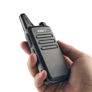 Long Range Portable Two Way Ham Radio Dual-Band Transceiver 400-470MHZ KSX63-CB-B Mini Walkie Talkie