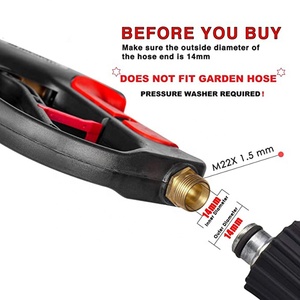 4000 PSI Spray Gun Car High <strong>Pressure</strong> <strong>Washer</strong> Gun <strong>Washer</strong> 5 Nozzles Spray Gun <strong>Extension</strong> Wand 1/4'' Quick-Connect - Product Image 3