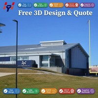 Centre de distribution et d'entreposage industriel en métal pour bâtiments et mobilier, structure en acier préfabriquée pour la vente en gros