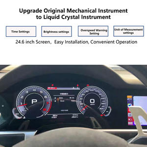 Автомобильный мультимедийный DVD-плеер для Audi A6L 2005-2011 плеер DSP аудио 24,6 дюймов экран 1920*720 цифровой кластер - Product Image 3