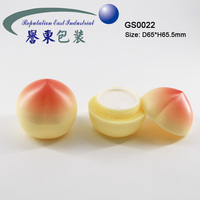 Kinderen Leuke Meisje Plastic Lippenstift Container Lip Masker Make Bal Nieuwigheid Fruit Make Container