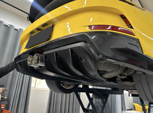Pièces sèches en fibre de carbone Diffuseur arrière Lèvre de pare-chocs arrière Spoiler modifié pour Porsche <span class=keywords><strong>911</strong></span> 992 <span class=keywords><strong>GT3</strong></span> Style OEM - Product Image 4