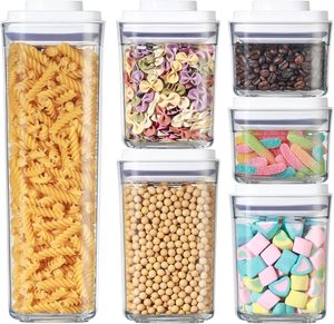 Transparent Vacuum Food <b>Container</b> Kitchen <b>Storage</b> Canister Airtight Food Jar - Product Image 1