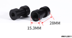 1/4 \ "여성 3/8 \" 여성 라이트 스탠드 어댑터 주점 알루미늄 합금 나사 카메라 너트 변환기 사진 스튜디오 액세서리 - Product Image 5