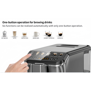 Professional Commercial <b>Fully</b> <b>Automatic</b> Bean to Cup Maquina De Café Espresso Latte Cappuccino <b>Coffee</b> Maker <b>Machine</b> for Business - Product Image 4