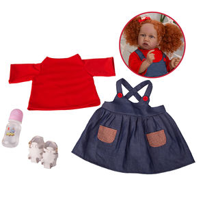 Muñecas Bebé Reborn <span class=keywords><strong>de</strong></span> Pelo Rojo Hechas a Mano <span class=keywords><strong>de</strong></span> 57 CM, Muñecas <span class=keywords><strong>de</strong></span> <span class=keywords><strong>Silicona</strong></span> Completa, Bebé Africano Recién Nacido, Juguetes en <span class=keywords><strong>Miniatura</strong></span> <span class=keywords><strong>de</strong></span> <span class=keywords><strong>Silicona</strong></span>, Regalos <span class=keywords><strong>de</strong></span> Navidad y Cumpleaños para Niños - Product Image 6