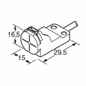 Para Panasonic Sensor de proximidad inductivo de forma rectangular - Product Image 1