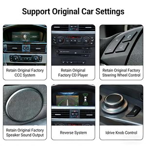 Schermo Touch Multimediale per Auto con Sistema Linux per BMW E60 E61 E62 E63 E90 E91 E92 E93, Sistema Android Auto e Carplay Wireless - Product Image 3