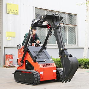 Multi-Function Diesel Skid Steer Loader <b>Small</b> Crawler <b>Slide</b> Loader for Construction Sites Farms With Core Motor Gear Components - Product Image 4