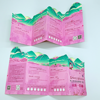 Brochure en carton personnalisée Papier pour billets de loterie imprimé Bus de concert Billets de cinéma Carte d'embarquement d'entrée Dépliant plié