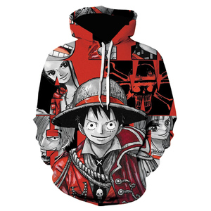 Sudaderas con Capucha Personalizadas de <span class=keywords><strong>Anime</strong></span> One Piece 2022 para <span class=keywords><strong>Hombre</strong></span>, Sudaderas con Capucha con Estampado 3D, <span class=keywords><strong>Sudadera</strong></span> de Manga Larga - Product Image 3