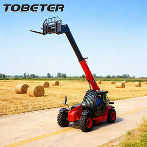Tobeter 텔레스코픽 휠 로더 3 톤 텔레핸들러 게 조향 가금류 농장을위한 민첩 - Product Image 1