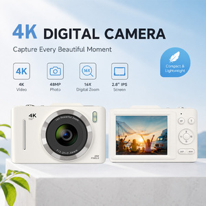 Nouvel appareil photo numérique 4K pour le vlogging, 48MP, autofocus, écran IPS 2,8 pouces, lecteur MP3, caméscope portable, jouet éducatif pour débutants - Product Image 2