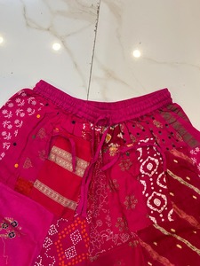 Pantalones Harem de Patchwork, Talla Única, Holgados y Cómodos para Cualquier Talla, Proveedor de la India - Product Image 4