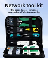 Kit d'outils réseau informatique RJ45 RJ11 – Pince à sertir, dénudeur et testeur de câbles LAN