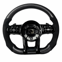 Volant Mi-Alcantara Fibre de Carbone à LED pour Mercedes-Benz ML W164 W166 W211 W212 C117 C118 W251 W176 W204 W205 C63s AMG