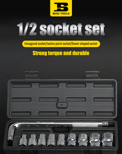 Bộ dụng cụ sửa chữa ô tô 10 món OEM, bộ cờ lê, tô vít, hộp dụng cụ bằng thép - Product Image 6