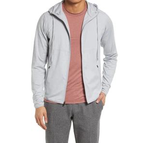 Sudaderas con capucha de invierno personalizadas para hombre, moda transpirable con cremallera, patrón sólido con capucha, sudaderas con capucha térmicas de tamaño personalizado para hombre, 100% algodón - Product Image 2