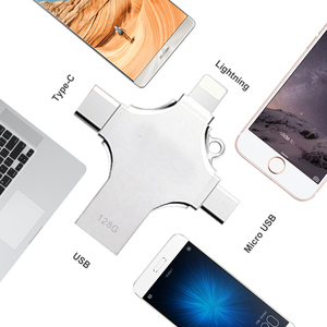 ذاكرة <span class=keywords><strong>USB</strong></span> متعددة الوظائف 4 في 1 مع منفذ Type-C للهواتف المحمولة التي تعمل بنظام أندرويد، متوفرة في المخزون - Product Image 4