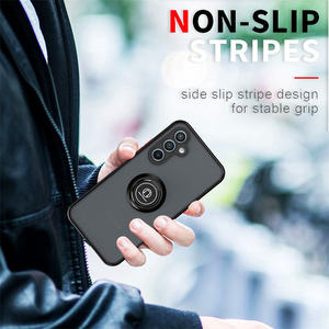 Funda móvil con soporte de anillo giratorio de 360 ° de alta calidad, fundas de teléfono con rayas laterales antideslizantes para Samsung A51/<span class=keywords><strong>52</strong></span>/53/54/55/56 - Product Image 2