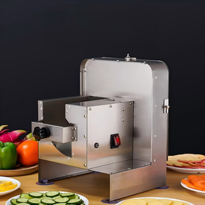 Coupe-<span class=keywords><strong>légumes</strong></span> électrique domestique 110/220V, trancheuse automatique transfrontalière pour fruits, pommes de terre, carottes, racines de lotus, déshydrateur électrique - Product Image 2