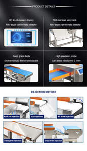 Gıda hafif gıda mantar <span class=keywords><strong>Metal</strong></span> dedektörü - Product Image 6