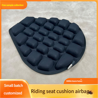 Coussin de siège pneumatique pour moto, coussin d'air gonflable, housse en maille respirante et fond antidérapant, compatible avec les motos Cruiser.