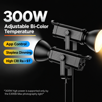 Lampe vidéo LED COB bicolore Pro 2700K-6500K, monture Bowens, télécommande APP, CRI95 + pour Godox SL300IIBi amaran 300X Nanlite FS-300B
