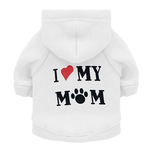 Vêtements pour animaux de compagnie en gros : Sweats à capuche pour chiens et chats avec motif lettres, Manteaux pour chiens et chats, et Sweats à capuche 'Love MOM' pour chiens et chats, pour le printemps, l'automne et l'hiver. - Product Image 4