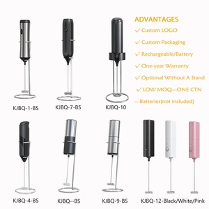 Easy Clean Wholesale Mini Hand Held Milk Frother Automatic Portable Milk Frother Electric Foam Whisk - Product Image 6