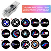 Projecteur LED de bienvenue pour portière, lumière laser de courtoisie, accessoires auto sans perçage, compatible BMW