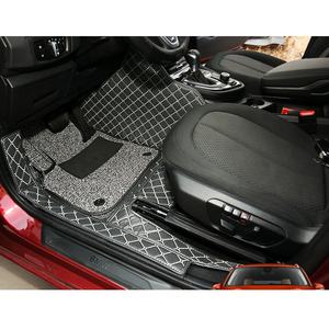 De fibra de coche de cuero piso interior mat para <span class=keywords><strong>BMW</strong></span> Serie 2 <span class=keywords><strong>Gran</strong></span> <span class=keywords><strong>Tourer</strong></span> 216i <span class=keywords><strong>218i</strong></span> 220i 225i 2015, 2016, 2017, 2018 2019 F46 - Product Image 1