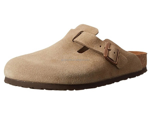Sandalias <span class=keywords><strong>Birkenstock</strong></span> de Verano, Estilo Europeo Americano, Cuero Genuino de Primera Capa de Vaca, Planas, para Exteriores, con Cierre de Cordones, Directo de Fábrica - Product Image 2