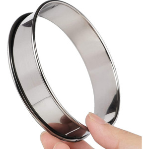 Vente en gros d'anneau à <span class=keywords><strong>tarte</strong></span> double roulé en acier inoxydable anneau rond à bord de rouleau <span class=keywords><strong>moule</strong></span> à <span class=keywords><strong>tarte</strong></span> aux œufs <span class=keywords><strong>moule</strong></span> à gâteau mousse française anneau à <span class=keywords><strong>tarte</strong></span> au fromage - Product Image 3