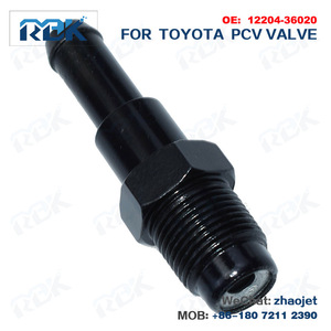 Válvula de retención PCV 12204-36020 negra de una vía para reemplazo de admisión y escape - Product Image 3