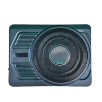 GMINJOO Kualitas Suara Berkualitas Tinggi Daya 600W 150W 4ohm 8 Inch Kotak Subwoofer Slim Logam untuk Mobil