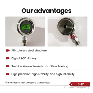 Facile Installazione per Trasmettitore di Pressione Liquida Industriale in Acciaio Inossidabile, Intelligente e ad Alta Precisione - Product Image 5
