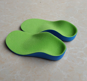 Semelles orthopédiques complètes en velours PU, neuves, unisexes, correction de la voûte plantaire, coussin orthopédique à huit caractères, chaussures orthopédiques pour pieds plats, valgus, jambes en O - Product Image 6