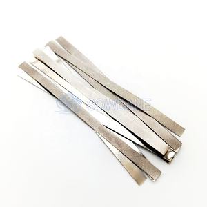 Striscia di lucidatura dentale in metallo a faccia singola con superficie di levigatura placcata in allumina 120mm per sbiancamento da dentista materiali lucidanti - Product Image 2