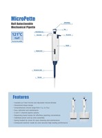 Pipette de laboratoire Top Pette Pipette de campagnol à canal unique réglable Pipette mécanique