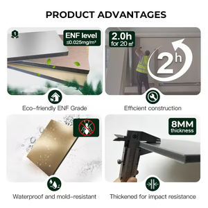 <span class=keywords><strong>Pannelli</strong></span> in Impiallacciatura di Legno Resistenti agli Urti Spessore 8MM Qualità Premium Garanzia 30 Anni Molto Apprezzati in Europa e America Amore <span class=keywords><strong>a</strong></span> Prima <span class=keywords><strong>Vista</strong></span> - Product Image 6