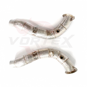 Vortex Stainless Steel Performance Pipeline for BMW M5 Competition Featuring Thermal Shield Front Tubes Flanged Nozzle U - Product Image 3