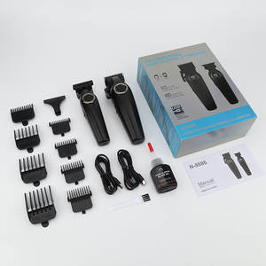 Lanumi N-8886プロフェッショナル理髪クリッパーキット0.<span class=keywords><strong>6</strong></span> 2.3mm調整可能2 in 1多機能ヘアクリッパーセット制限櫛付き - Product Image 2