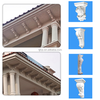 Support d'angle architectural pour plafond de villa de style français en mousse XPS haute densité, personnalisé, étanche et résistant à l'humidité
