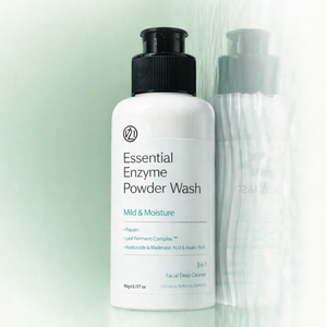 V21 Essential Enzyme Powder Wash 90g Limpiador Facial Suave e Hidratante 3 en 1 Exfoliante, Refrescante e Iluminador - Product Image 2